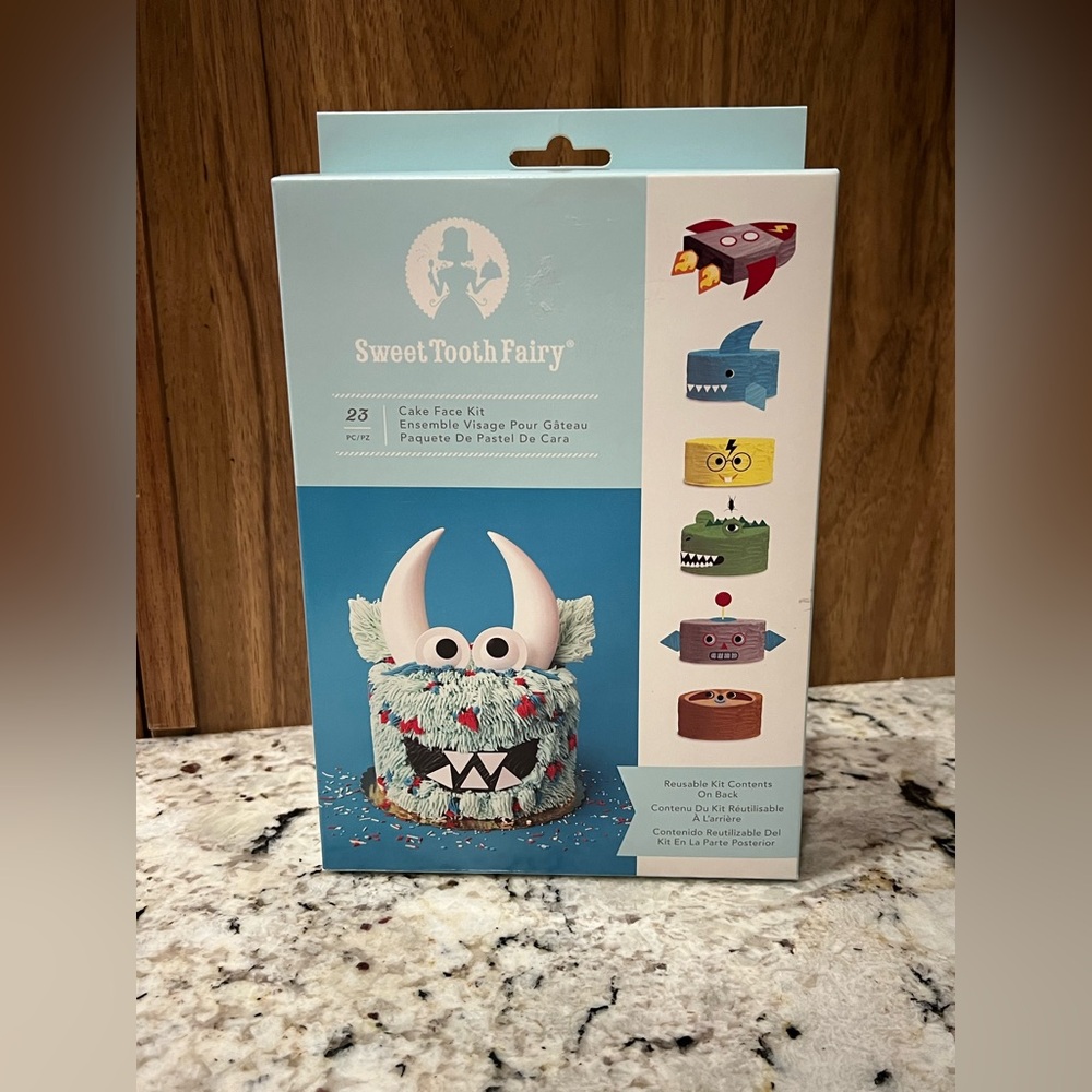 Blue Monster Cake Face Kit